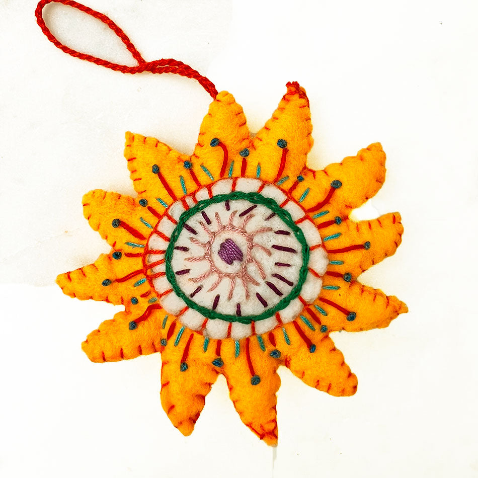 Sun ornament fair trade mexico
