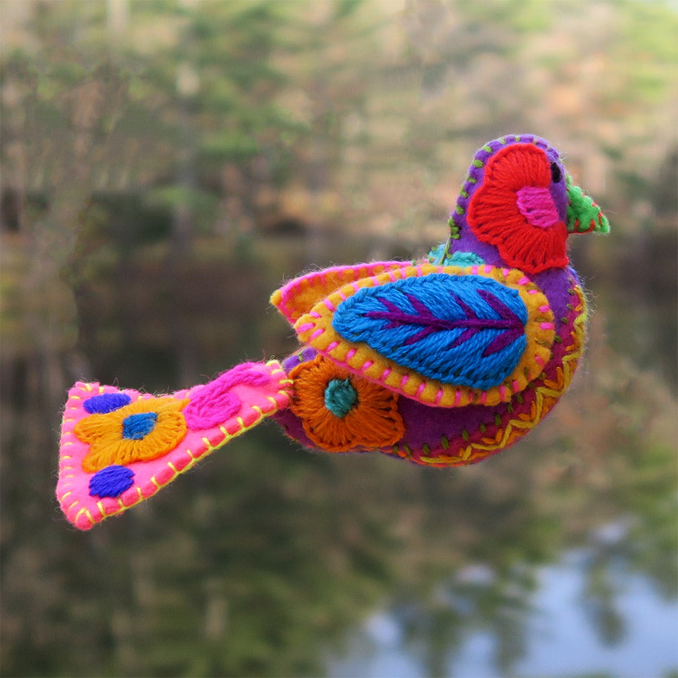 Fair trade bird ornament