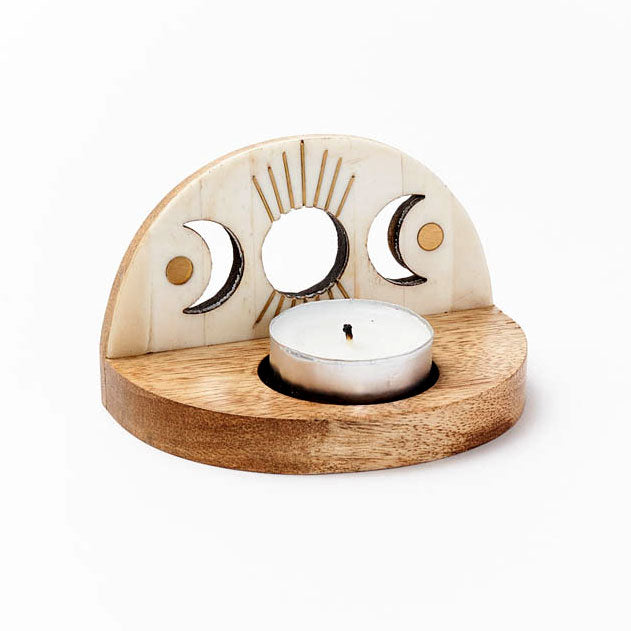 Moon Candle Holder, India