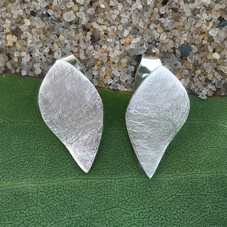 Fair trade sterling silver studs earrings