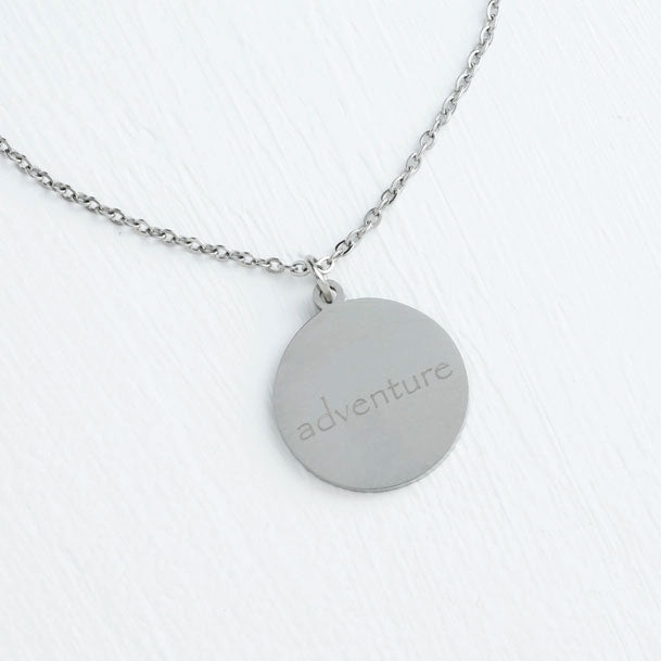 Wave "Adventure" Necklace - Silver, China