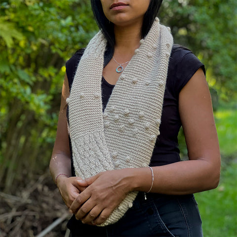 Fair trade alpaca infinity scarf