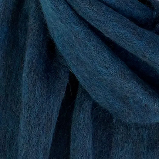 Luxurious Alpaca Blend Scarf - Blue Stone, Ecuador