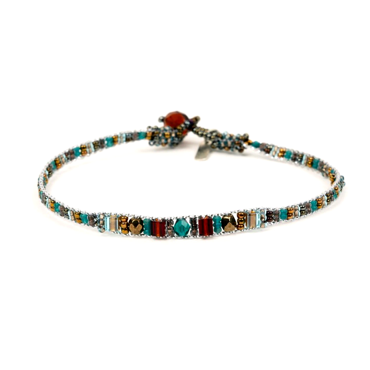 Bonita Jewel Anklet - Earth And Sky, Guatemala