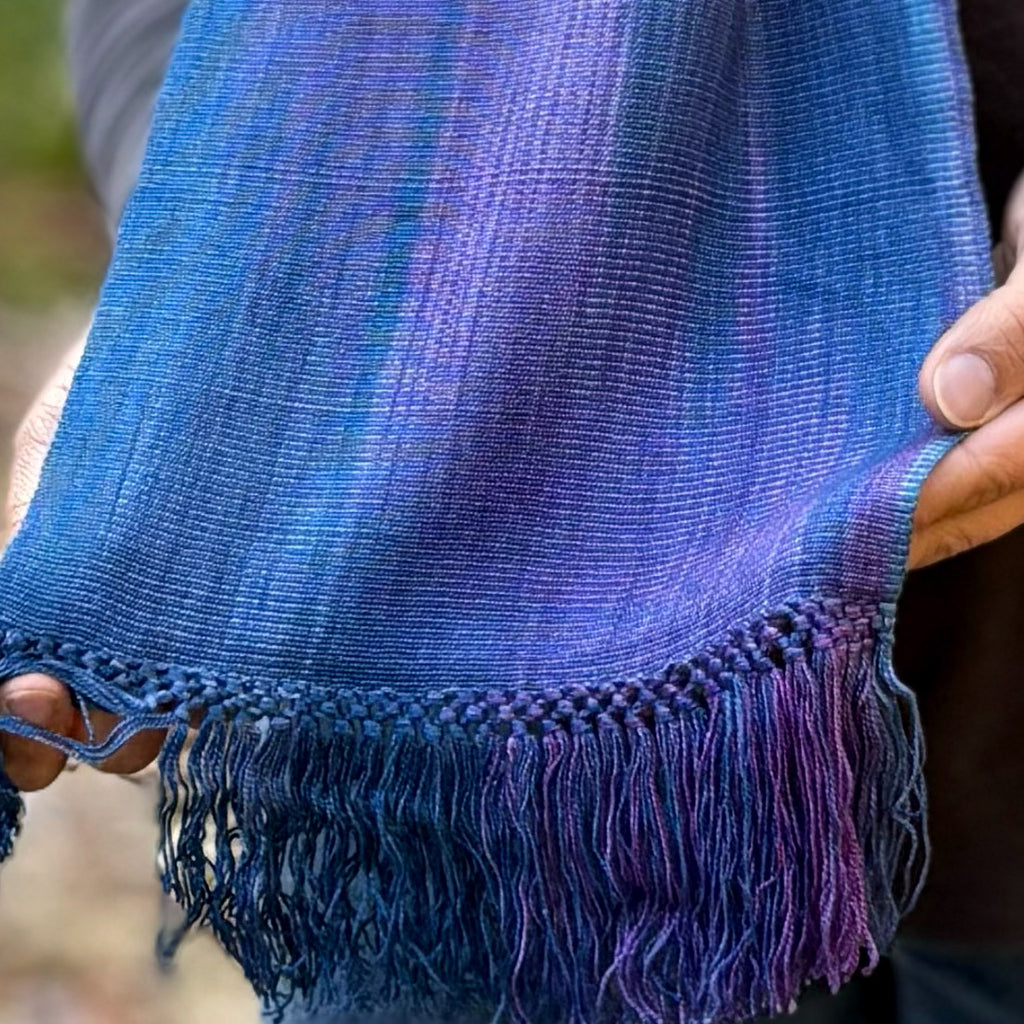 Fair trade ethically handwoven in guatemala bamboo scarf