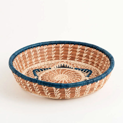 Fair trade pine needle basket