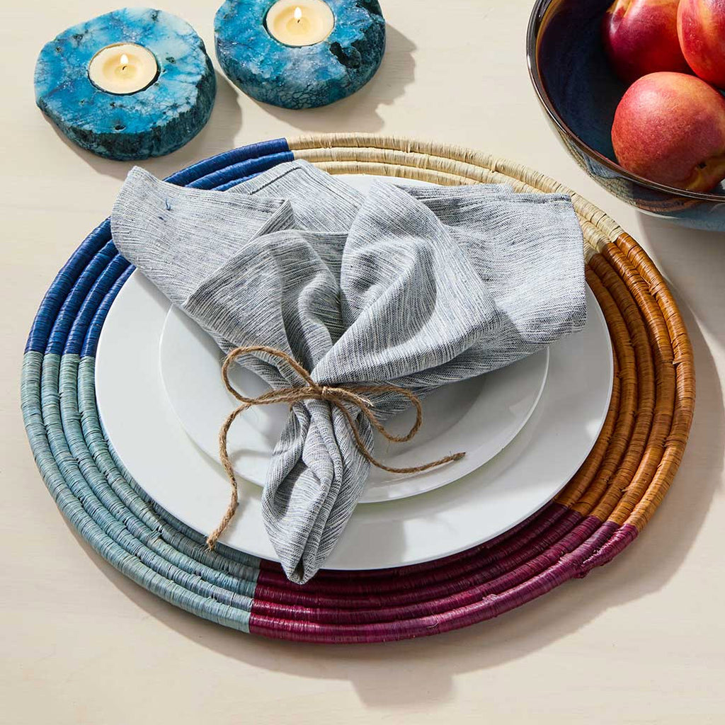 Fair trade basket placemat