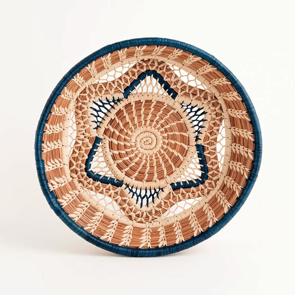 Fair trade pine needle basket