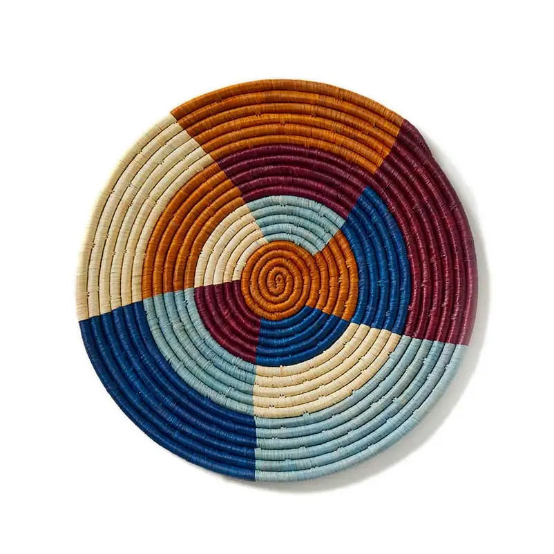 Fair trade basket wall hanging