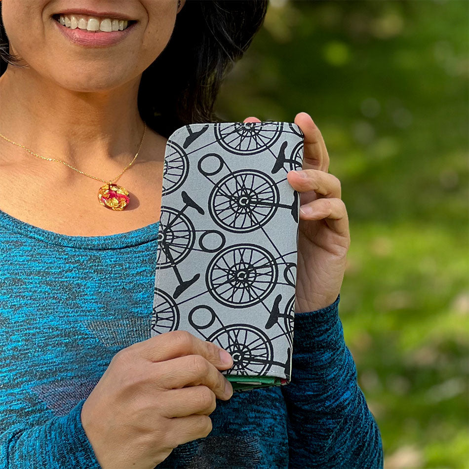 Fair trade bicycle wallet