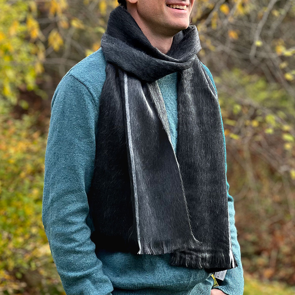 Fair trade alpaca scarf handmade
