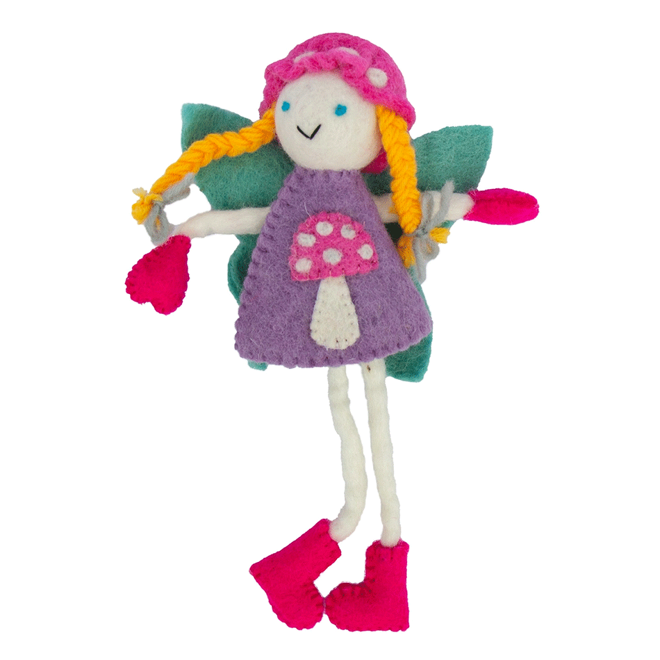 Fair trade felt tooth fairy pillow