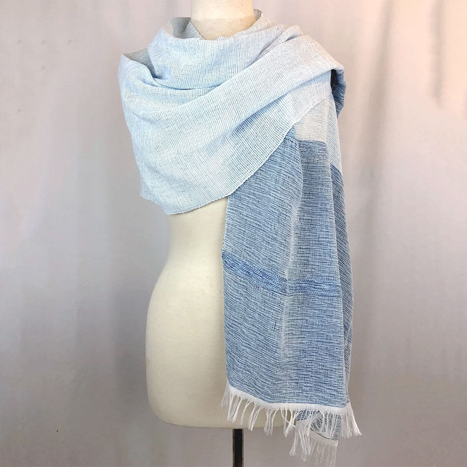 fair trade handwoven cotton scarf