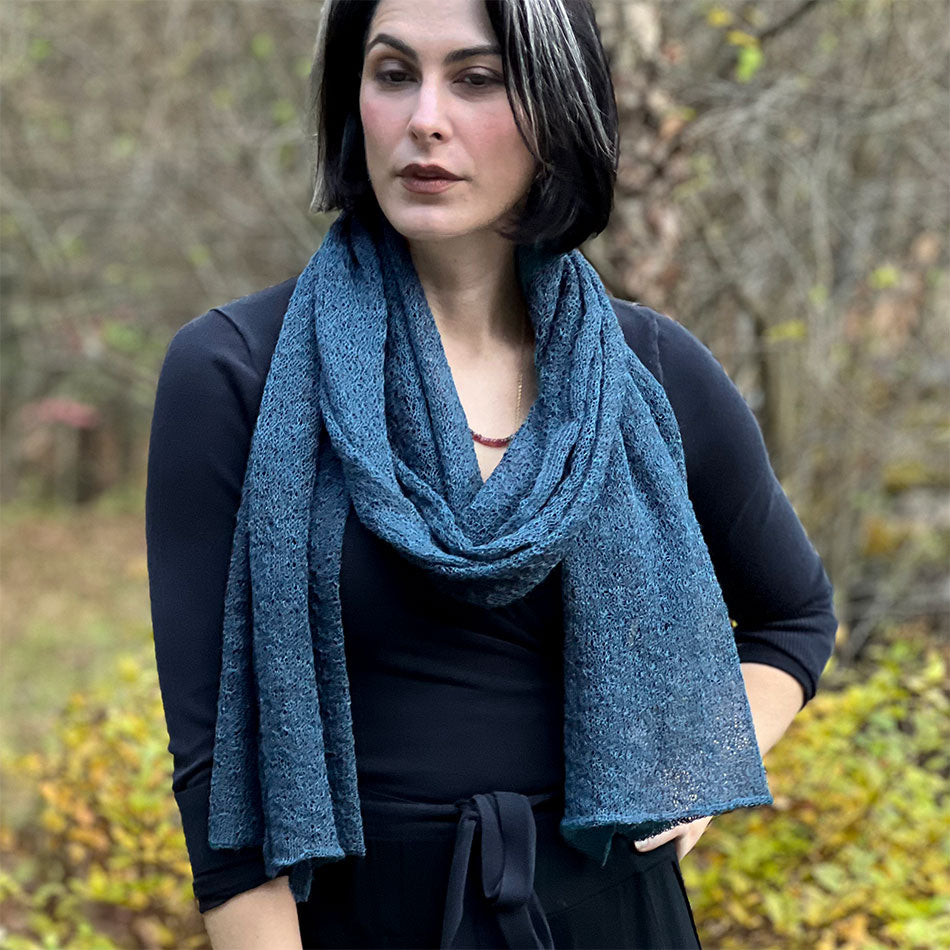 Fair trade baby alpaca scarf handmade