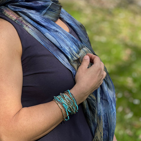 Fair trade, ethically handmade bead bracelet