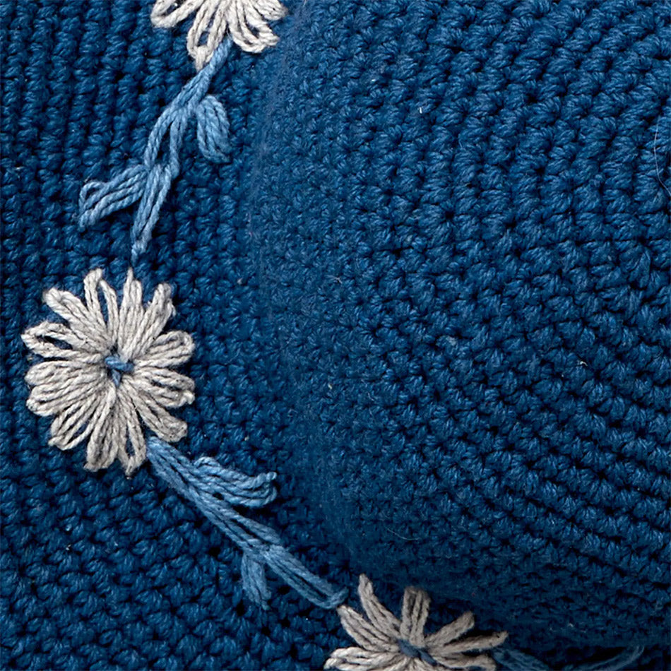 Fair trade cotton sun hat handmade by artisans in Nepal