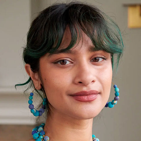 Fair trade ethically handmade recycled earrings