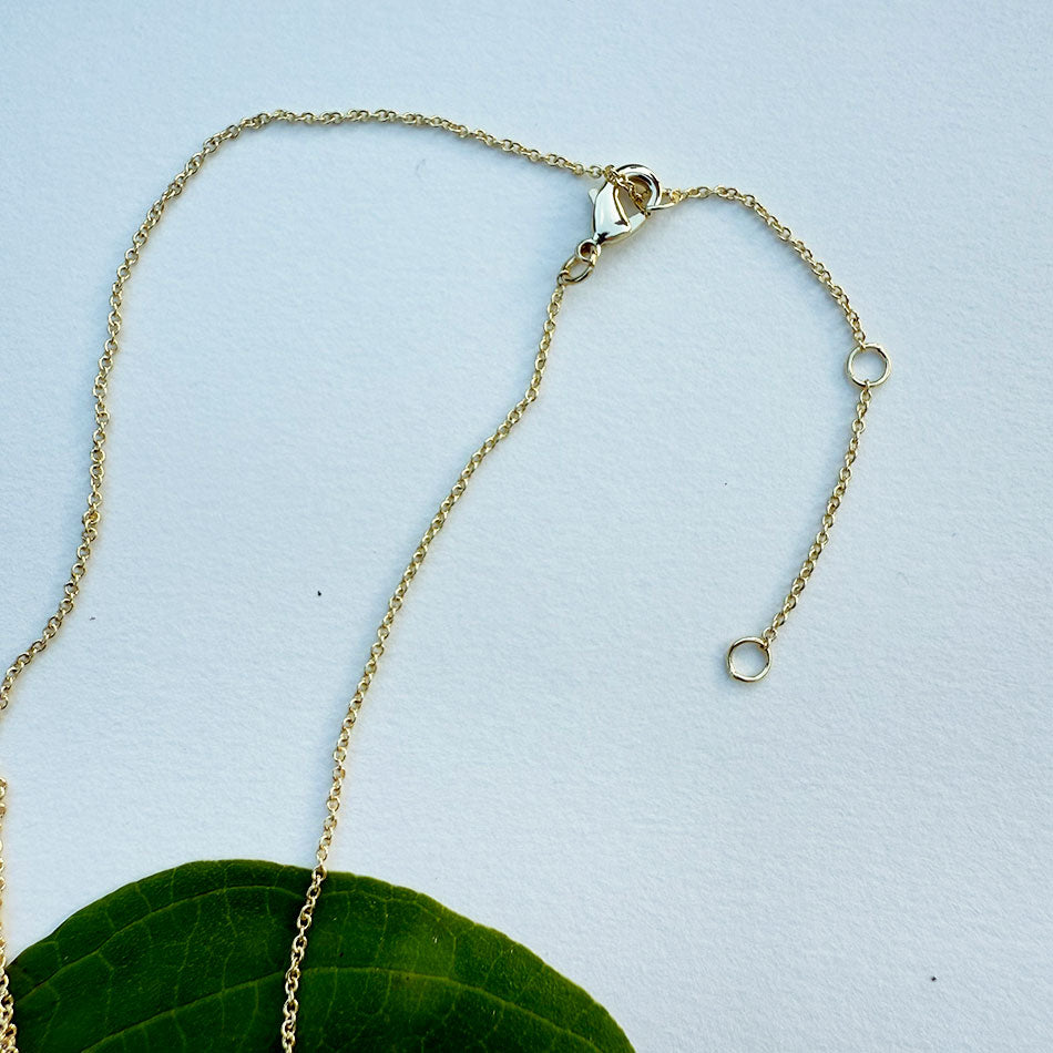 Abalone Dragonfly Necklace - Brass, Indonesia