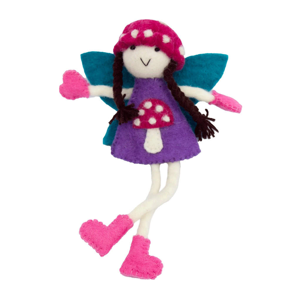 Fair trade felt tooth fairy pillow