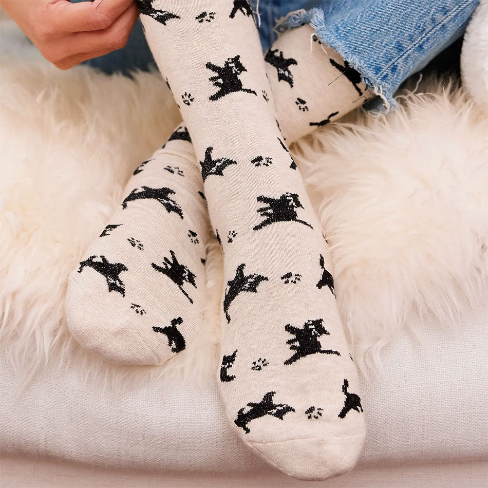 cat socks organic cotton