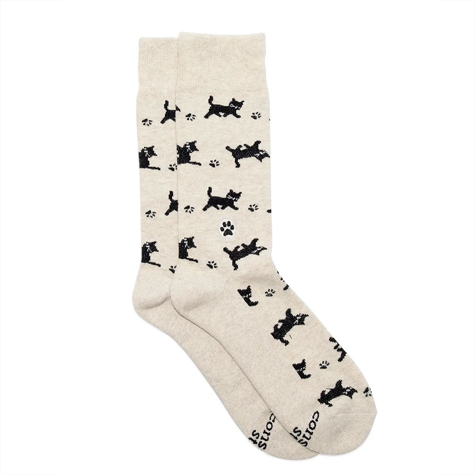 cat socks organic cottonn