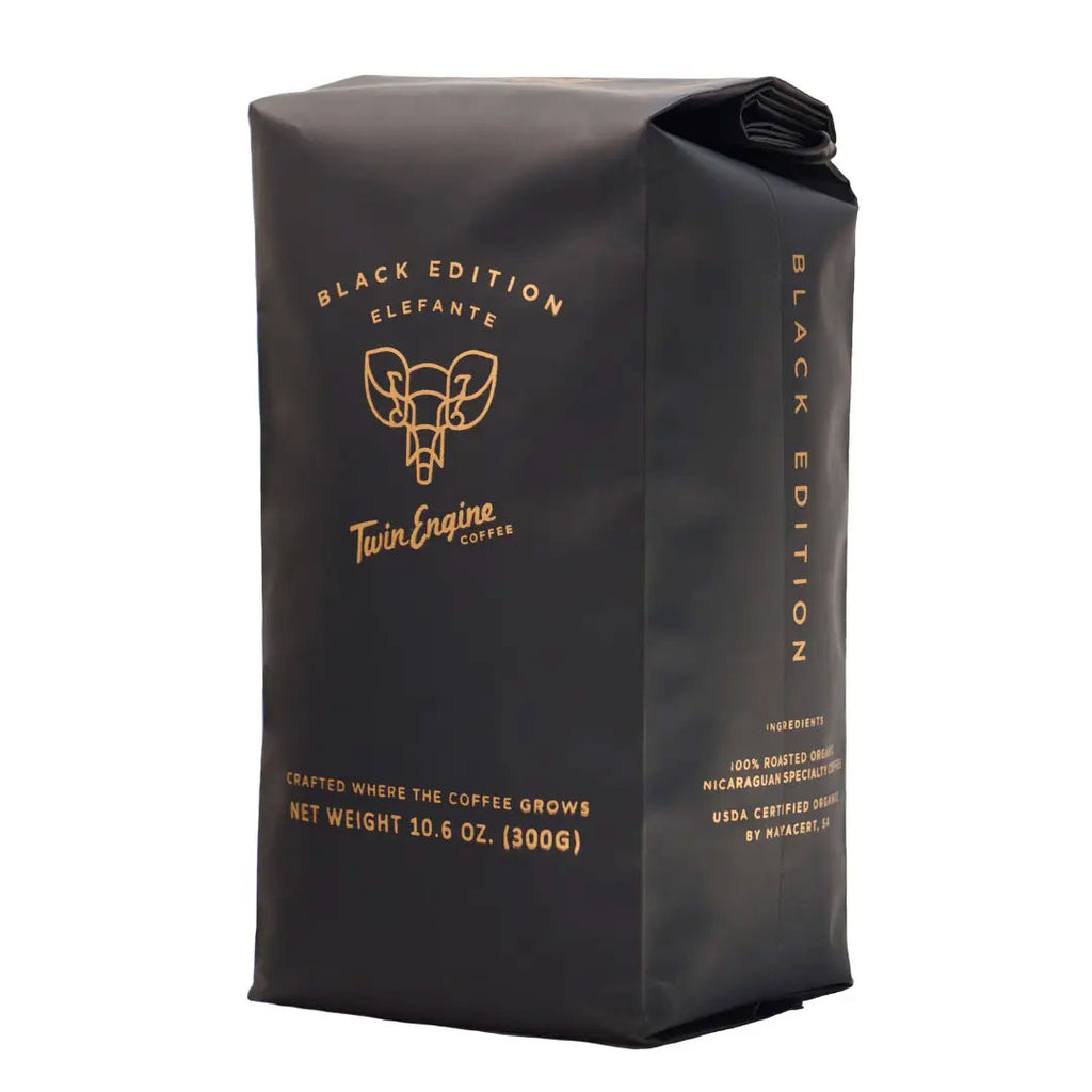 Fair trade organic dark roast coffee