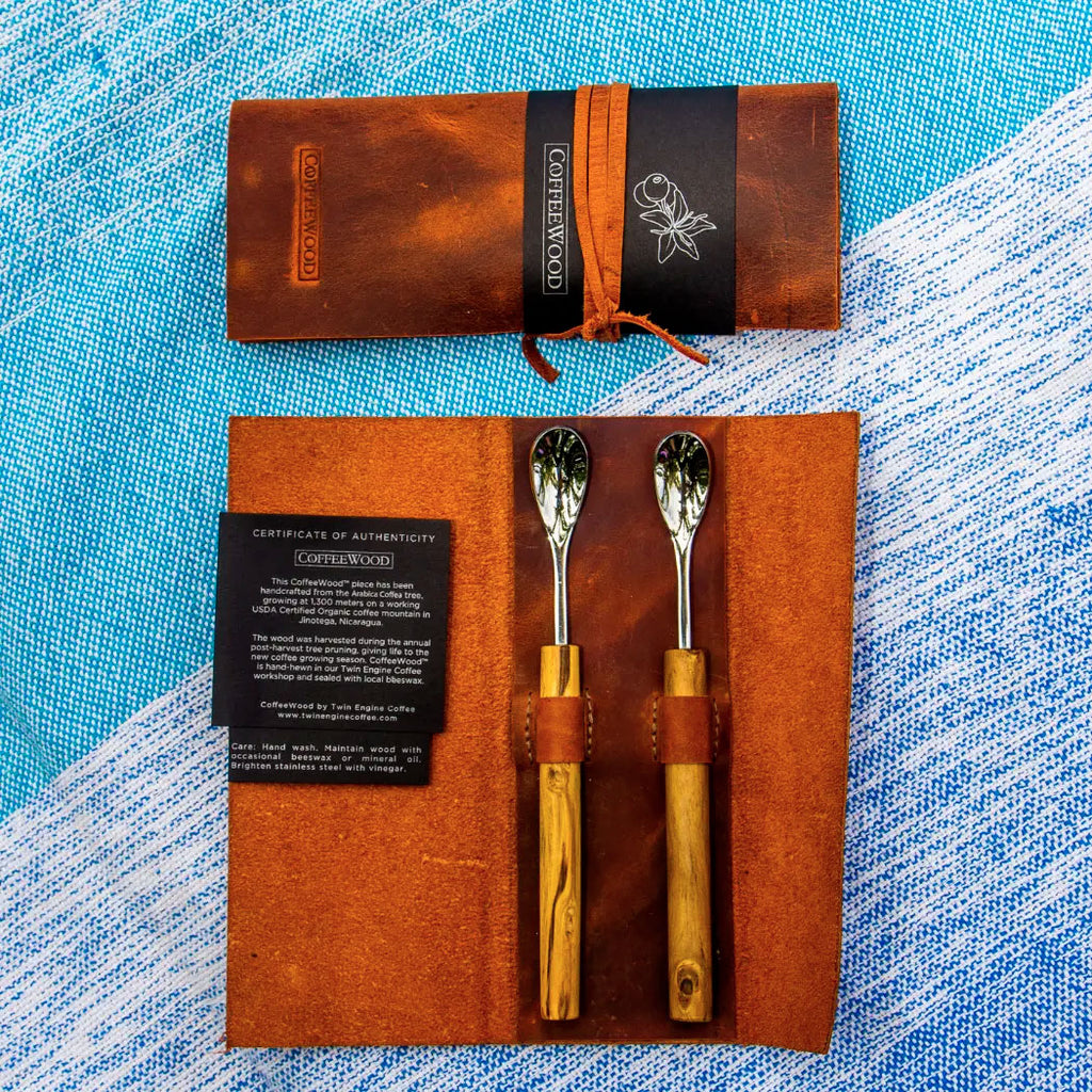 Coffeewood Mug Spoons - Set of 2, Nicaragua