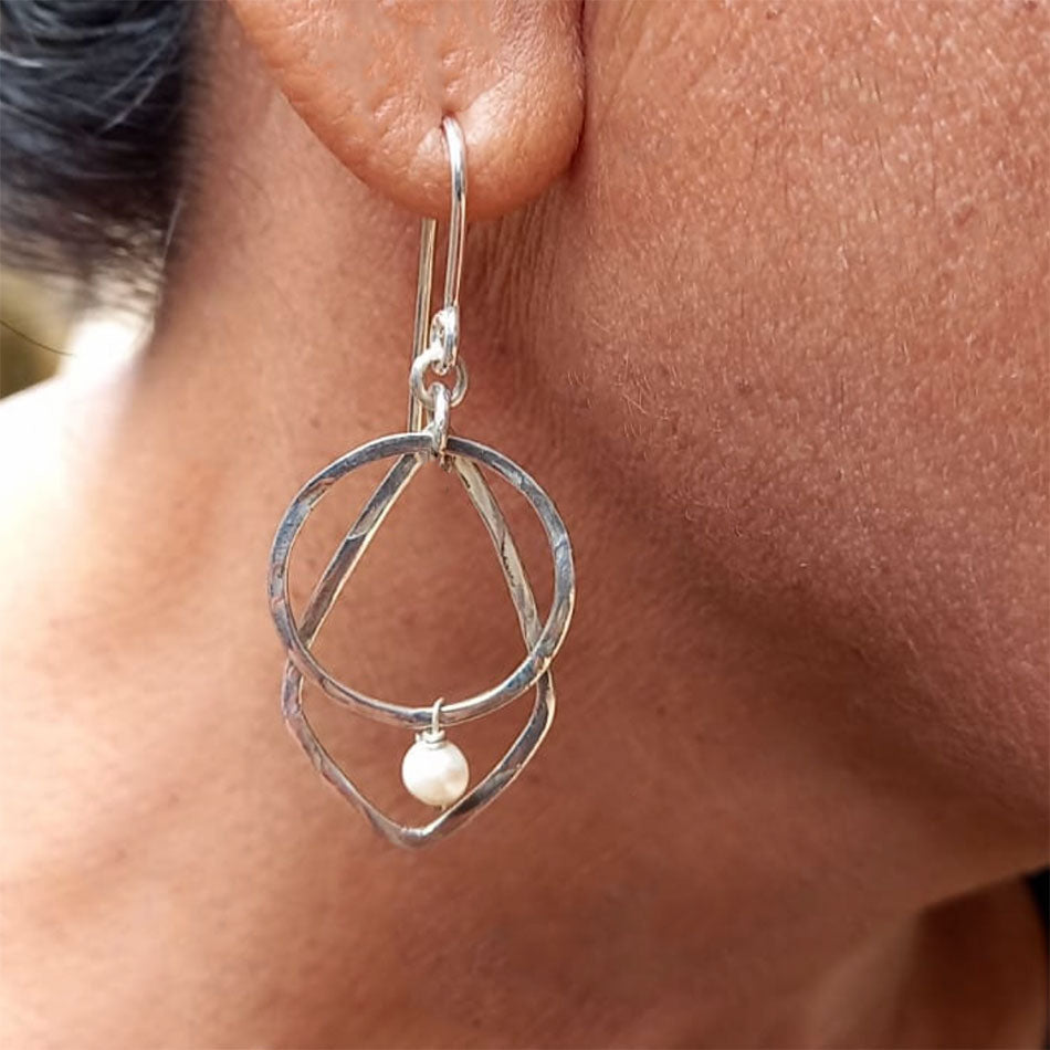 Dancing Dangle Earrings - Sterling Silver, Indonesia