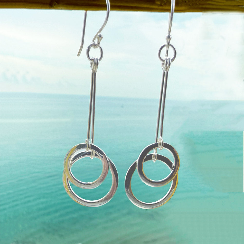 Fair trade sterling silver earrings