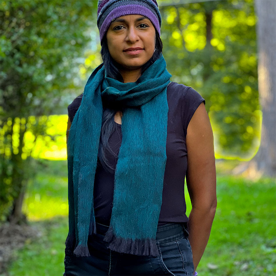 Fair trade alpaca scarf
