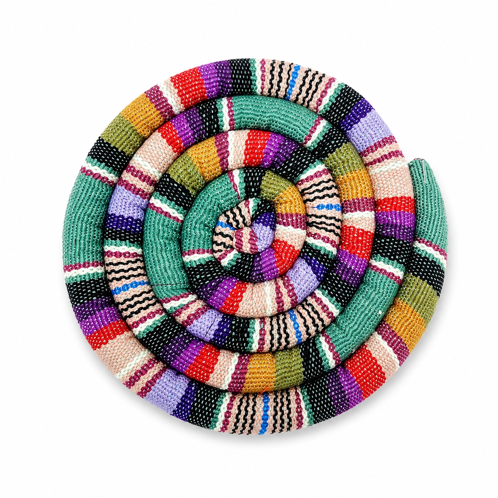 Spiral colorful trivet