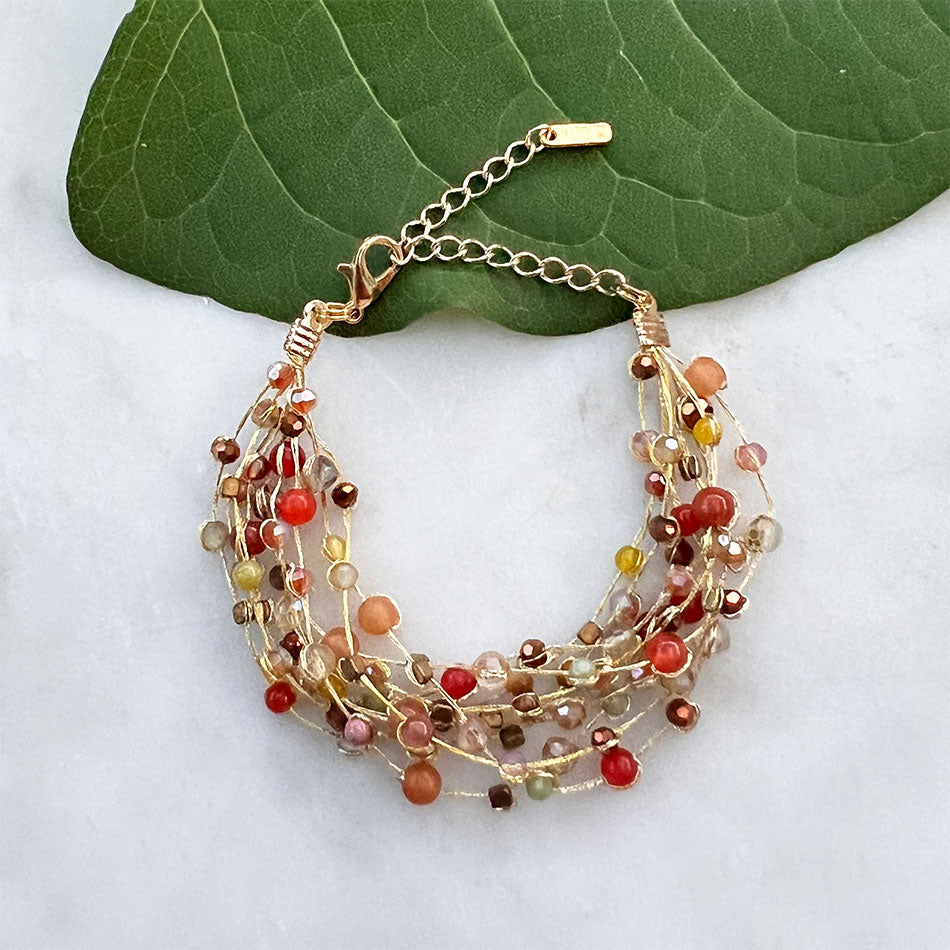Fair trade handmade bead bracelet