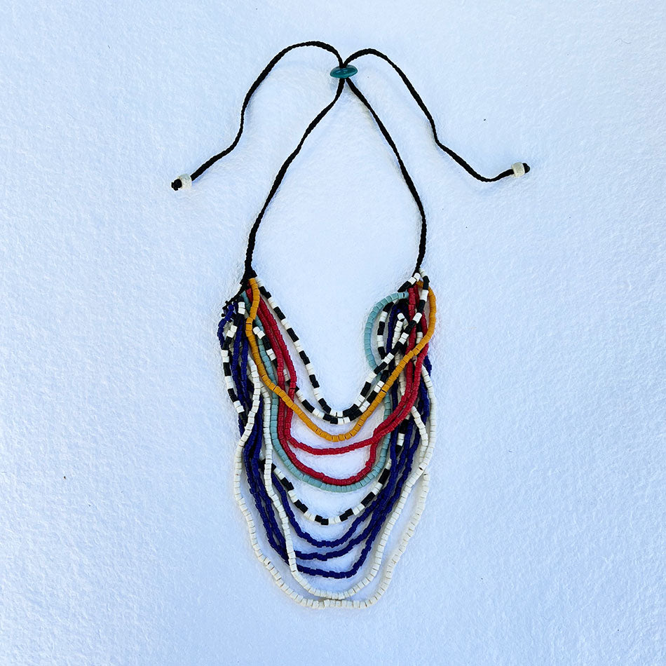 Fair trade glass bead necklace