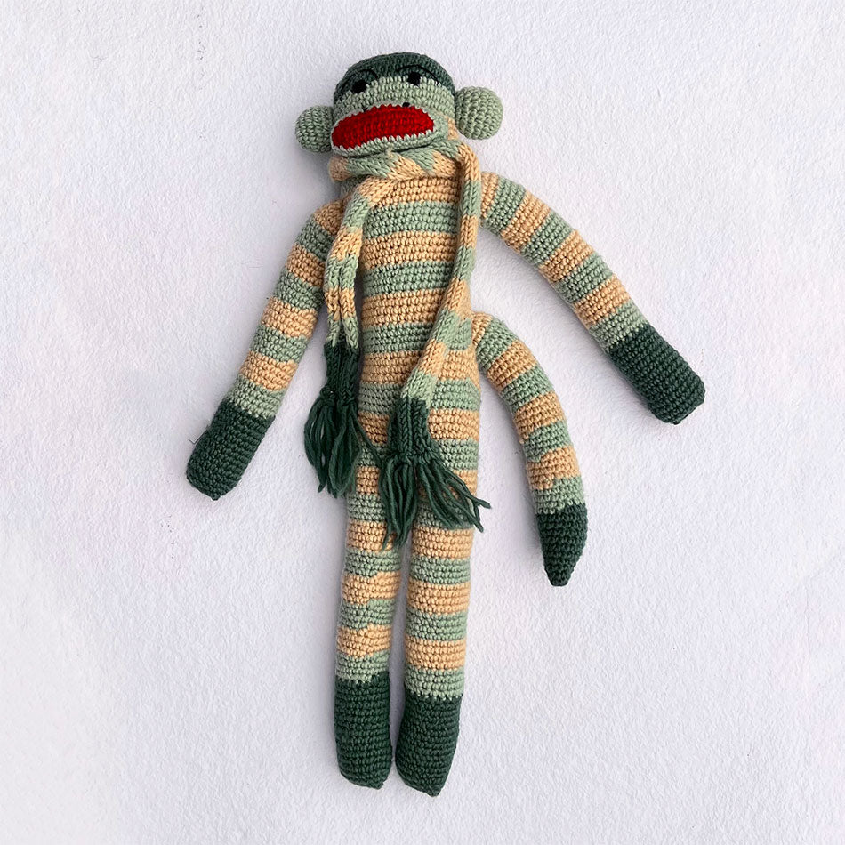 Fair trade wool monkey