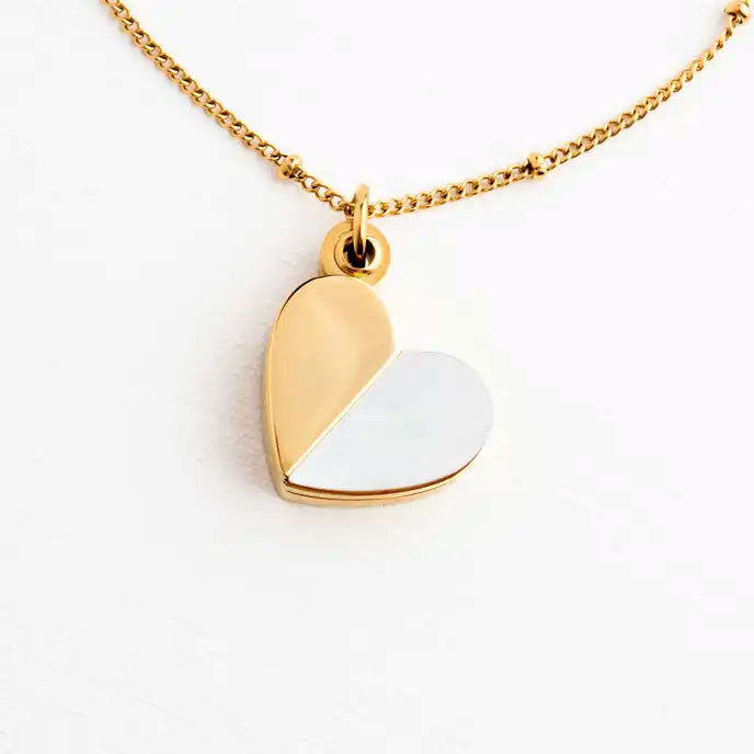 FAir trade pearl gold locket