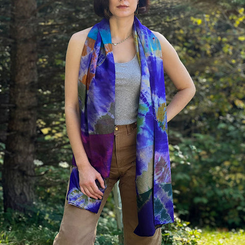 Fair trade silk scarf