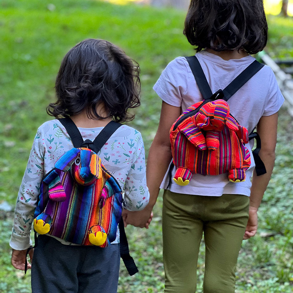 Toddler Backpacks - Elephant and Rabbit, Guatemala