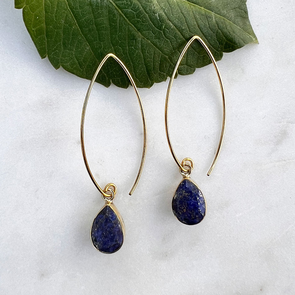 FAir trade lapis earrings