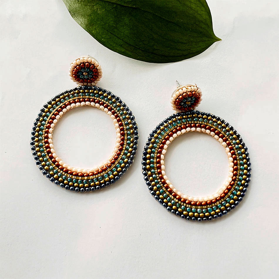 Fair trade bead earrings
