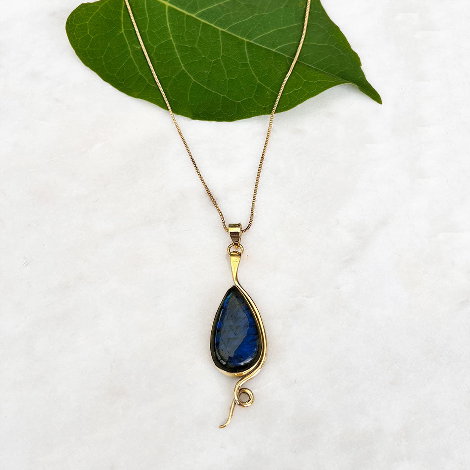 Fair trade labradorite handmade necklace
