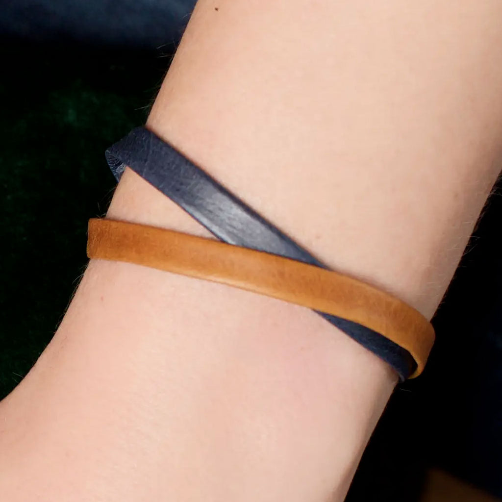 Unisex Leather Bracelet, Guatemala