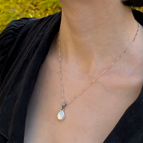 Fair trade filigree pearl necklace