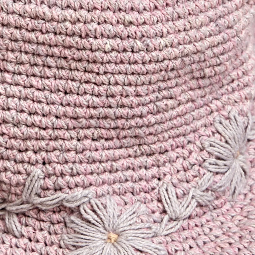 Fair trade cotton sun hat handmade by artisans in Nepal