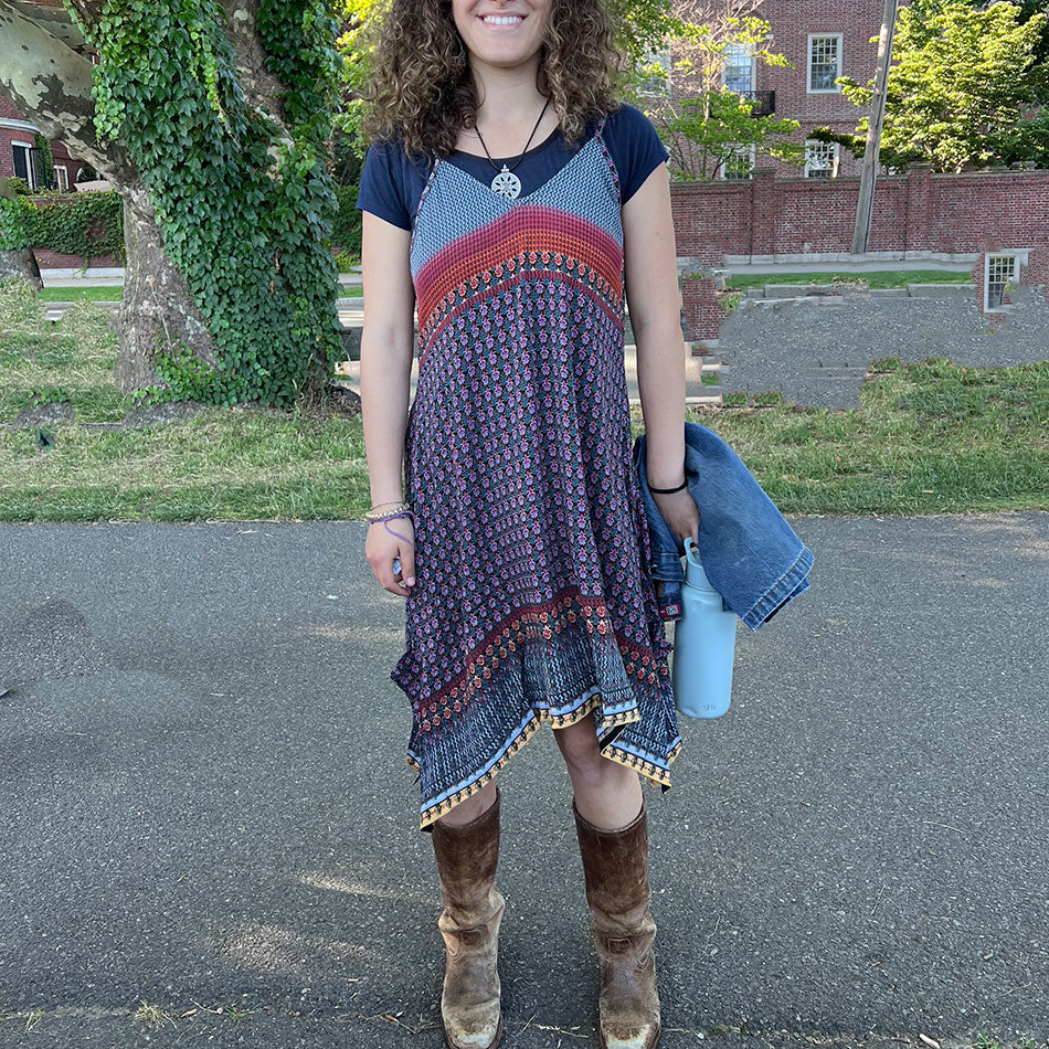 Boho Sundress - Plum, Nepal