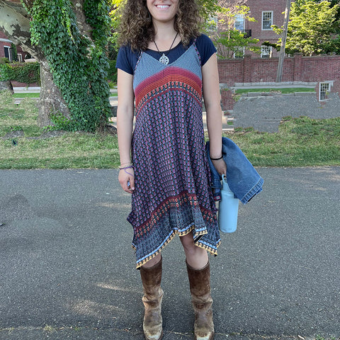 Boho Sundress - Plum, Nepal
