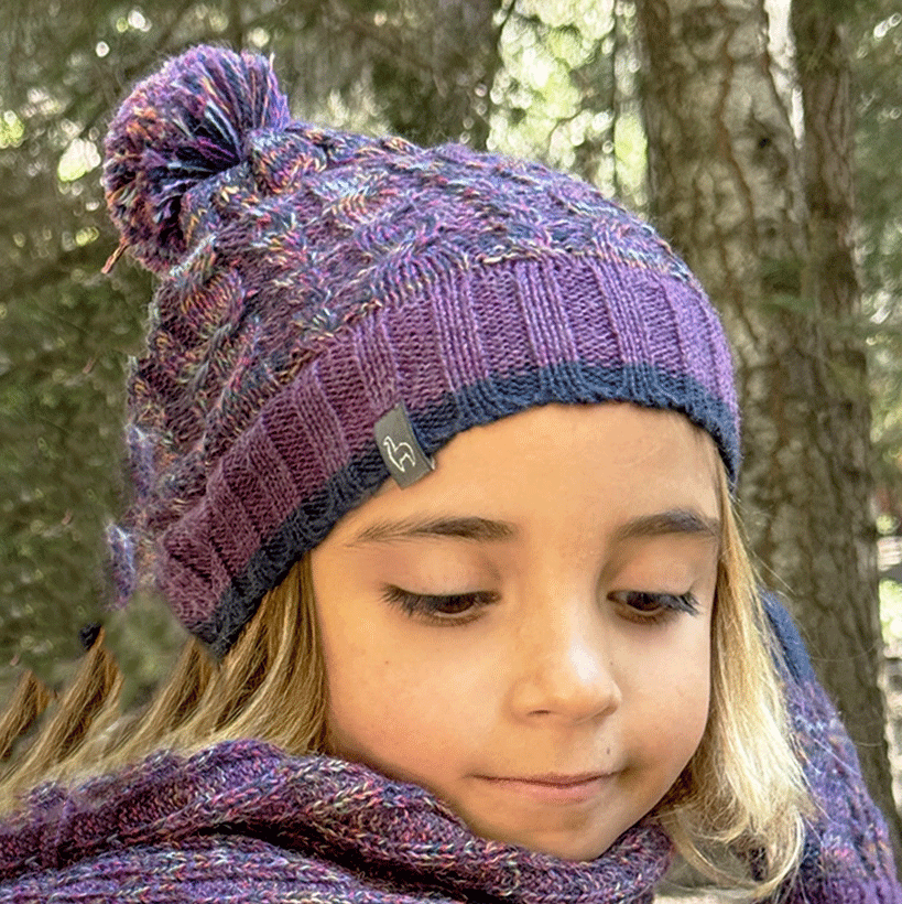 Fair trade kid's alpaca hat
