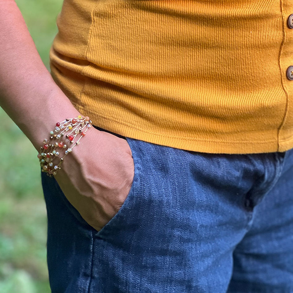 Fair trade bead bracelet