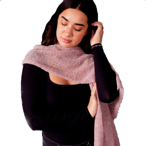 Baby alpaca scarf fair trade peru
