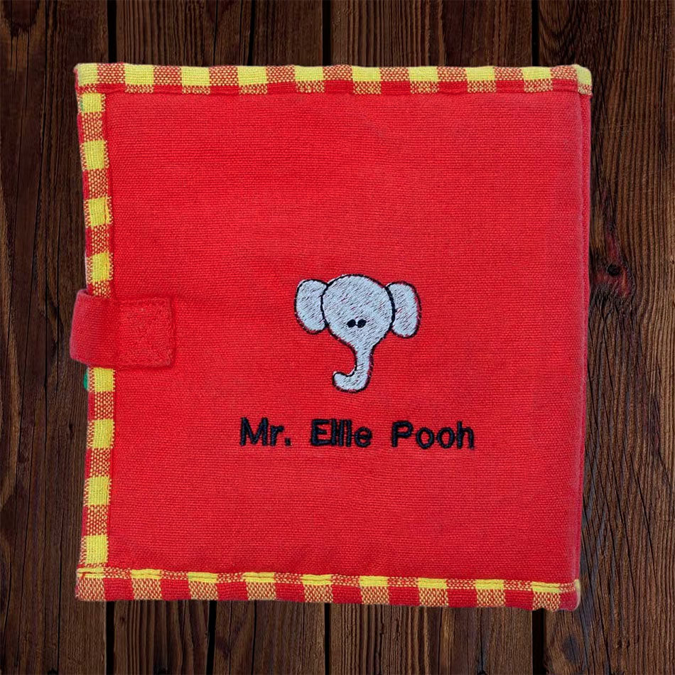 Fair Trade children's fabric book ethically handmade by artisans