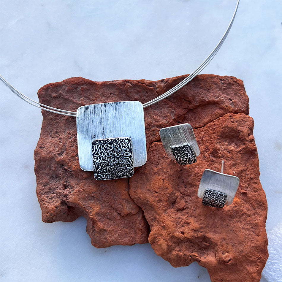 Sterling silver fair trade earrings ethically handmade in Bali